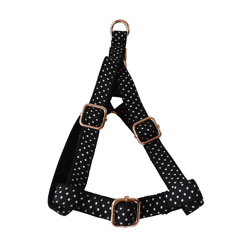 Black wave point-correas personalizadas para el pecho de perro, placa de identificación grabada para perros pequeños, medianos y grandes, Pitbull, Pug, Cocker Spaniel - imagen 2