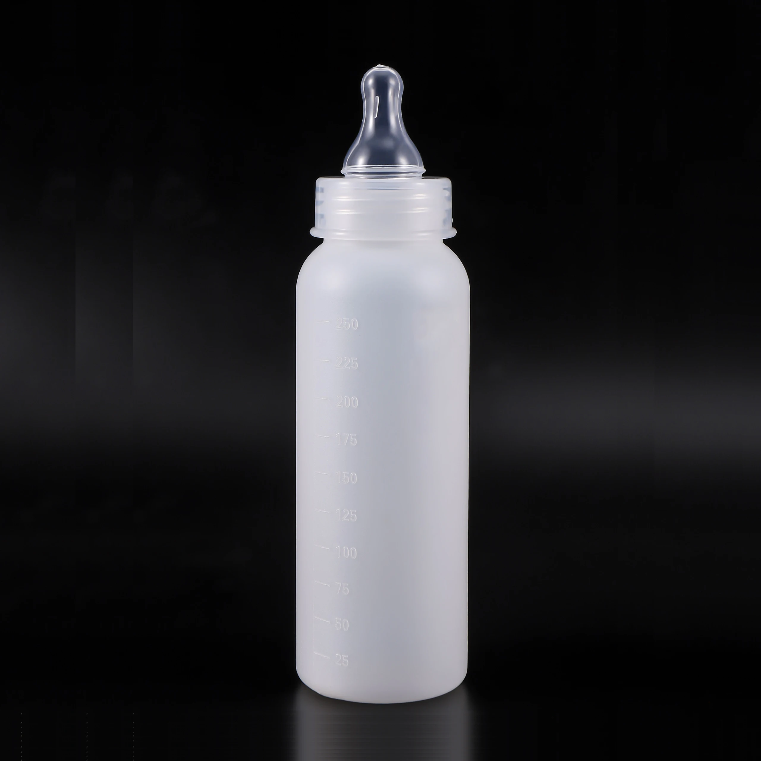 Botella de alimentación para mascotas, chupete de silicona, Material de grado alimenticio, veterinario, lechón, cordero, 250ml, 1 unidad