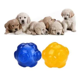 Pelota chirriante de goma para cachorro – Juguete masticar