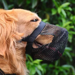 Bozal antimordida cómodo para Golden Retriever – Ajustable resistente