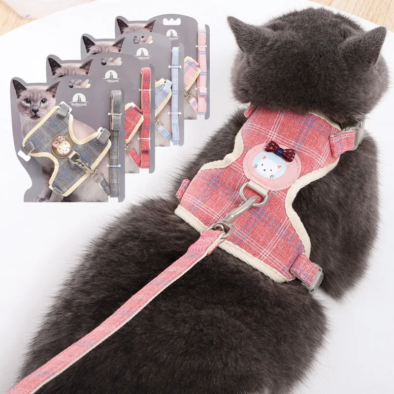 Correa para Collar desmontable para gatos y gatitos, accesorio para el pecho, extraíble, para todas las mascotas - imagen 2