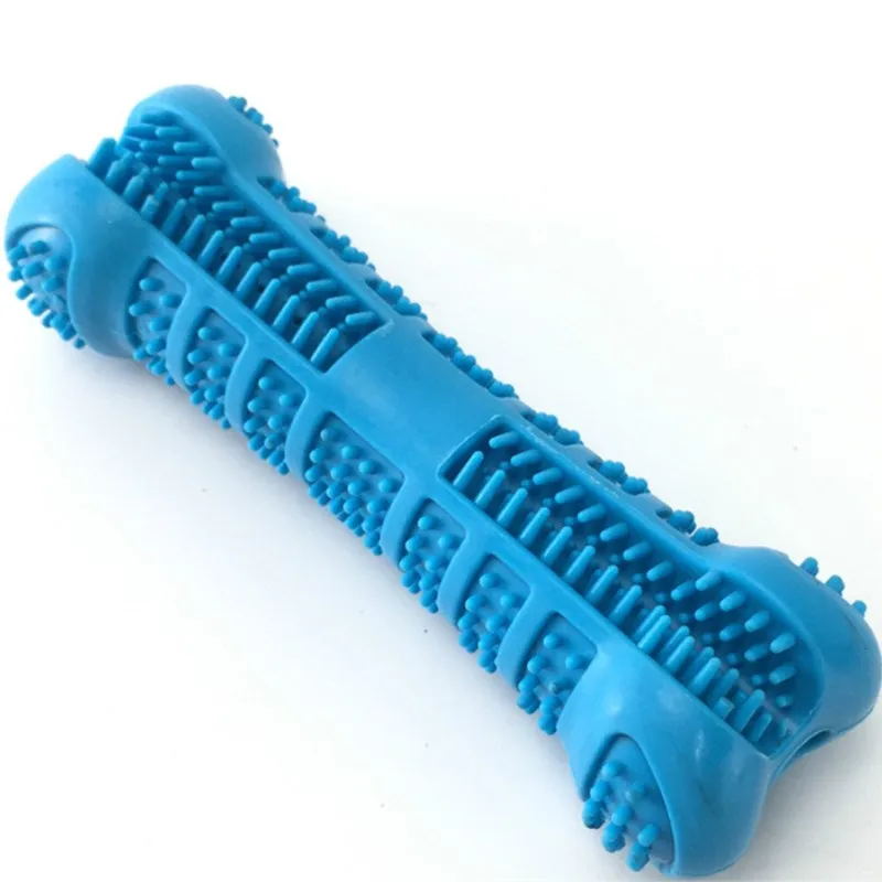 Cepillos de dientes para perros, juguete para masticar, palo de goma suave, Limpieza de dientes, masaje de puntos, pasta de dientes para perros pequeños, cepillo de dientes para mascotas - imagen 2