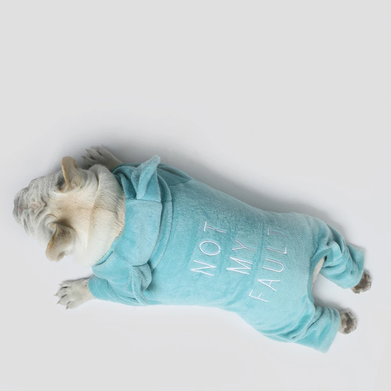Ropa de invierno para perros, sudaderas con capucha cálidas para cachorros, Bulldog Francés, Chihuahua, Pug, Mono para mascotas, Disfraces para perros pequeños y medianos - imagen 3