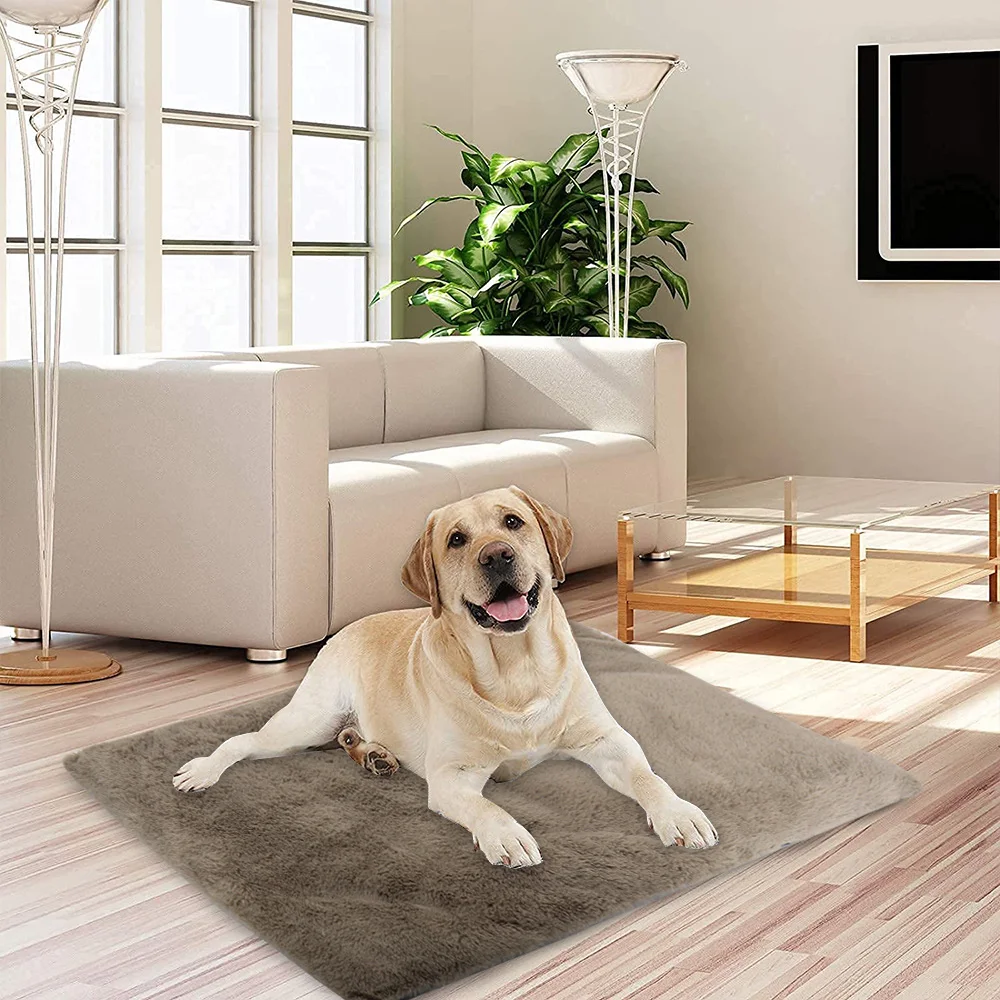 Cama cálida para perros, colchoneta para mascotas, camas para dormir para perros y gatos, cojín de lana suave para cachorros, perros pequeños, medianos y grandes, cojín para sofá para mascotas - imagen 3
