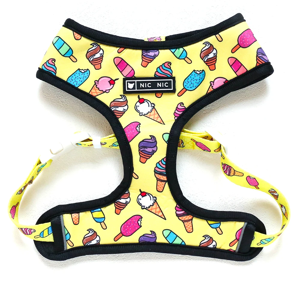 Yellow dog harness