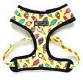 Yellow dog harness