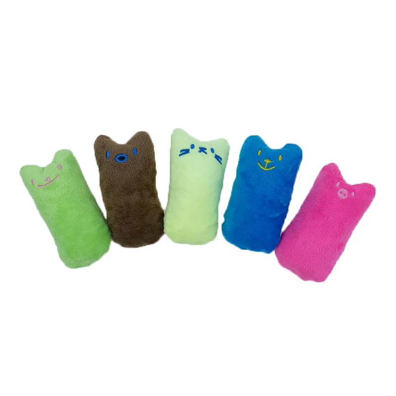 Juguetes de hierba gatera para moler dientes, divertido juguete interactivo de peluche para gatos, gatito para mascotas, juguete Vocal para masticar, garras, mordedura del pulgar, menta para gatos - imagen 3
