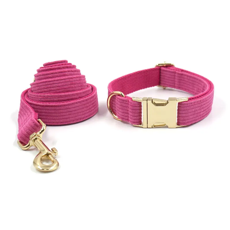 Arnés de lujo para mascotas para perros, Collar de perro con pajarita femenina de Magenta personalizado, duradero, totalmente ajustable, bonito Collar para cachorros, conjunto de correa - imagen 4