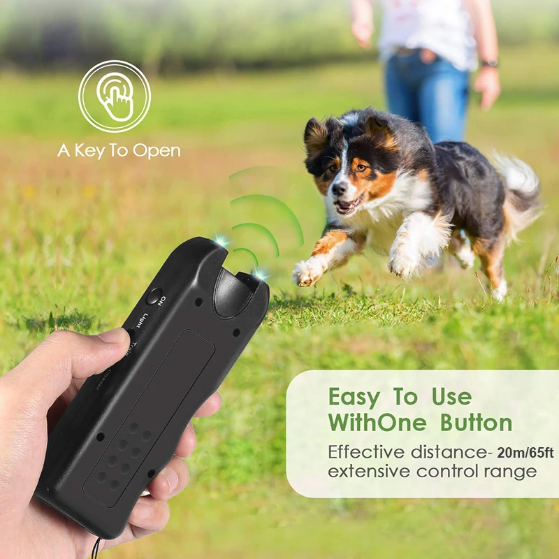 Benepaw-repelente ultrasónico para perros, dispositivo antiladridos eficiente, disuasorio para perros, entrenamiento de comportamiento de mascotas, Control seguro para dejar de ladrar - imagen 5