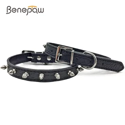 Collar cuero con pinchos para pitbull – Seguro y duradero