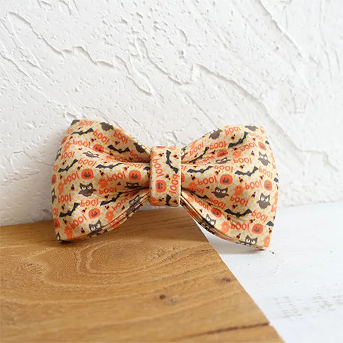Pajarita con dibujos de murciélagos para perro, accesorio para Collar de Mascota, suministros para mascotas, herramientas de aseo para perros, pajarita Ornamental desmontable para Halloween - imagen 5