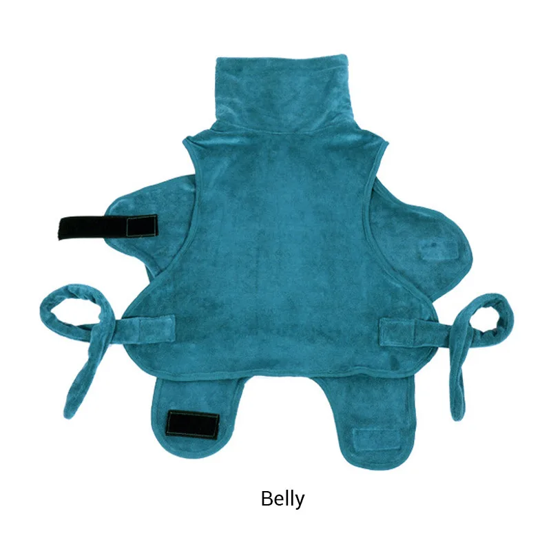 Albornoz superabsorbente para perro, traje de baño para perros pequeños, medianos y grandes, Toalla de baño de secado rápido para mascotas, ropa cálida para perros Corgi - imagen 3