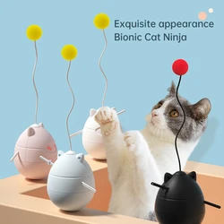 Juguete interactivo para gato – teaser con rotación