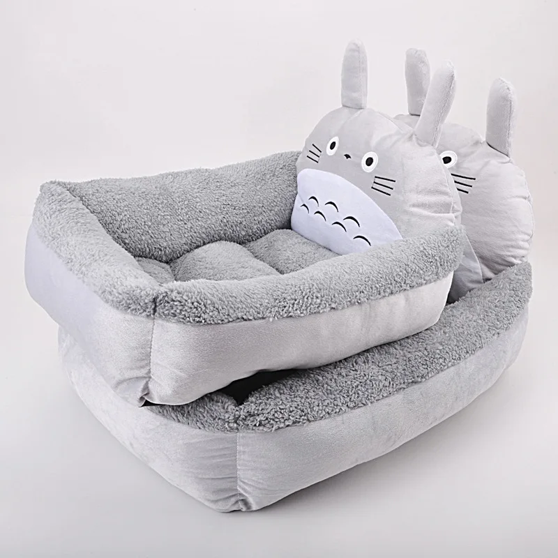 Winter Warm Puppy Cat Bed Sofa Washable Cartoon Pet Beds for Small Dogs Cats Yorkies Katten Kennels Pets Products Accessories - imagen 4