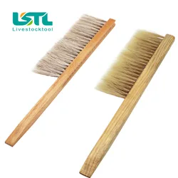 Cepillo de limpieza de colmena para apicultura – cerdas de una fila de madera