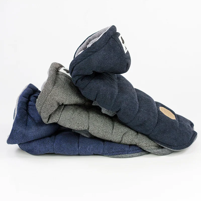 ผ้าฝ้ายอุ่นสัตว์เลี้ยงสุนัขเสื้อแจ็คเก็ตสําหรับสุนัขขนาดเล็กฤดูหนาวเสื้อผ้าลูกสุนัข Yorkshire Shih Tzu เสื้อกันหนาวสุนัขสัตว์เลี้ยงเสื้อผ้า manteau chien - imagen 3