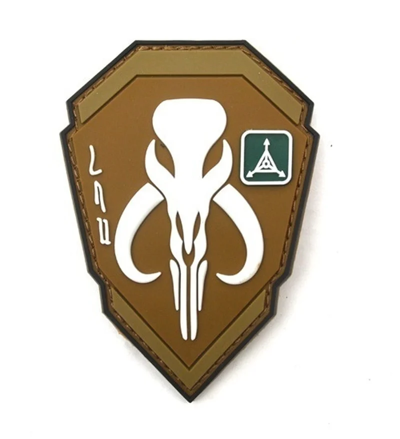 Parche de PVC Bounty Hunter, emblema, insignia para brazalete, apliques de costura decorativos militares, adornos, parches tácticos - imagen 4