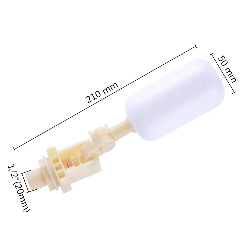 Granja ganado ovejas perro 1/2 " bebedero automático tazón válvula de flotador tanque de peces de plástico acuario válvula humidificador de agua herramienta para ganado - imagen 2