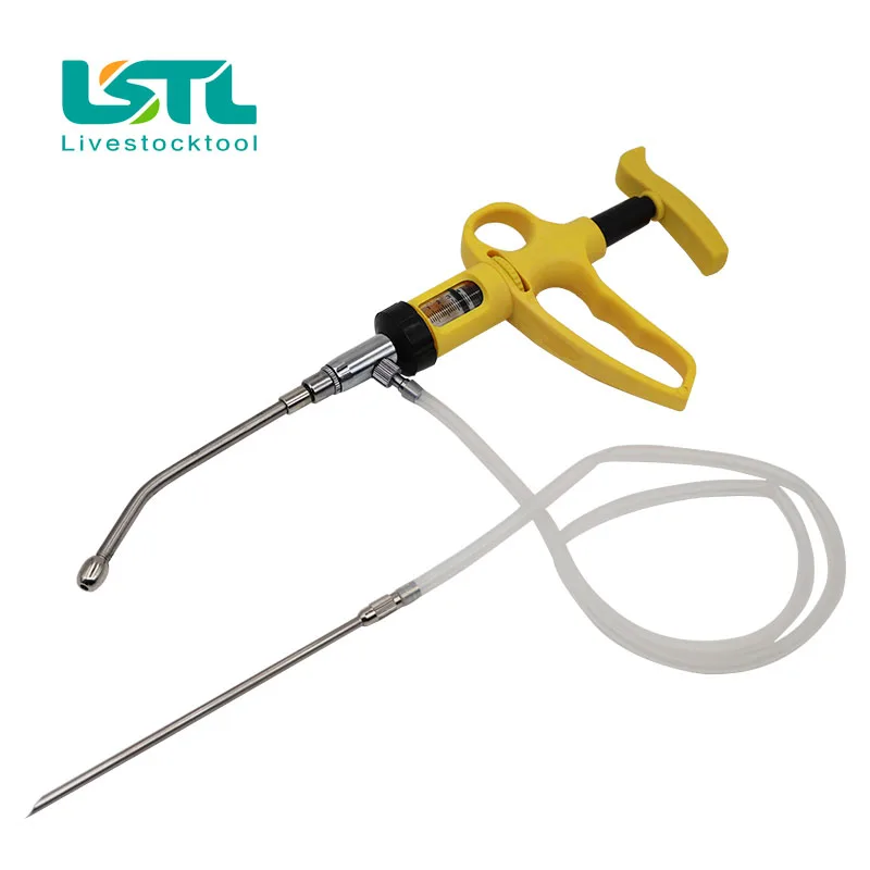 Pistola Drench veterinaria de 5ML, inyector de jeringa continua para animales, dispositivo de infusión, inyección de vacunas de cerdo/bétail/oveja/pollo - imagen 4