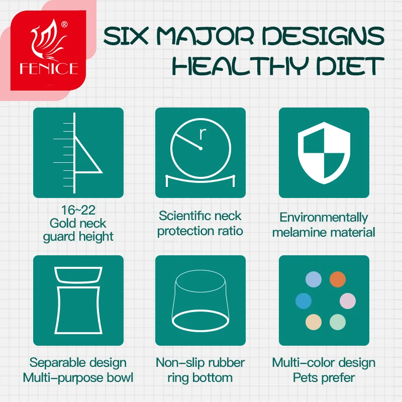 Fenice-cuencos de alimentación para mascotas, alimentador de agua y comida para perros, plato para beber de acero inoxidable, suministros para cachorros y gatos, accesorios para perros pequeños - imagen 2