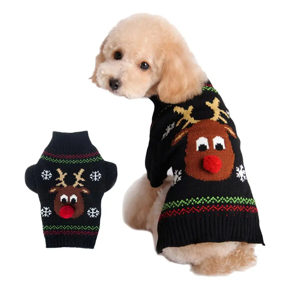 Suéter navideño para mascotas, ropa para perros pequeños, medianos y grandes - imagen 2