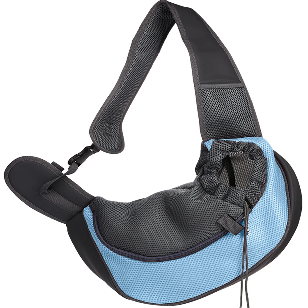 Bolsa transportadora de mascotas, transportador de perros, bolso de viaje al aire libre, bolsa de malla Oxford, bolso de hombro individual, bolso grande de viaje de malla - imagen 5