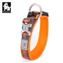 Collar reflectante acolchado para perros ajustable