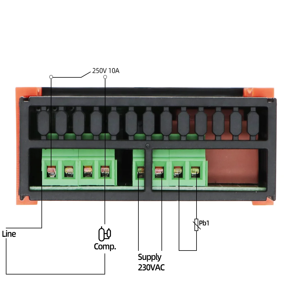 ETC-961 Mini controlador de temperatura termostatos de microordenador termostato Digital alarma de refrigeración 220V sensor NTC 40% de descuento - imagen 4
