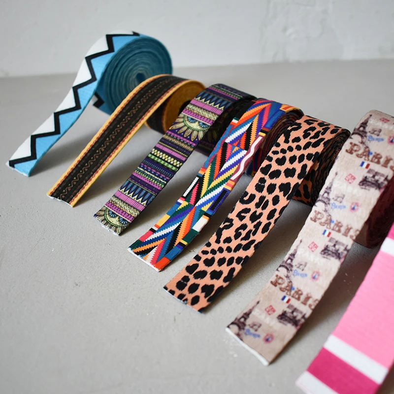 5 yardas de ancho 25mm Webb 12 colores cinta impresa cinta equipaje cinturón cuerda perro mascota Collar correa arnés - imagen 3