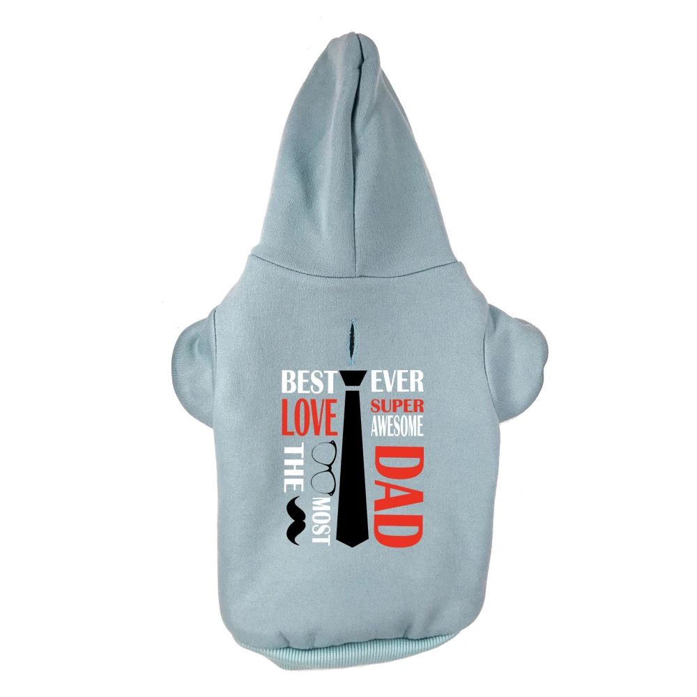 Ropa cálida para perros, sudaderas con capucha estampadas, jerséis, chándales, cachorros para perros pequeños, medianos y grandes, gatos - imagen 5