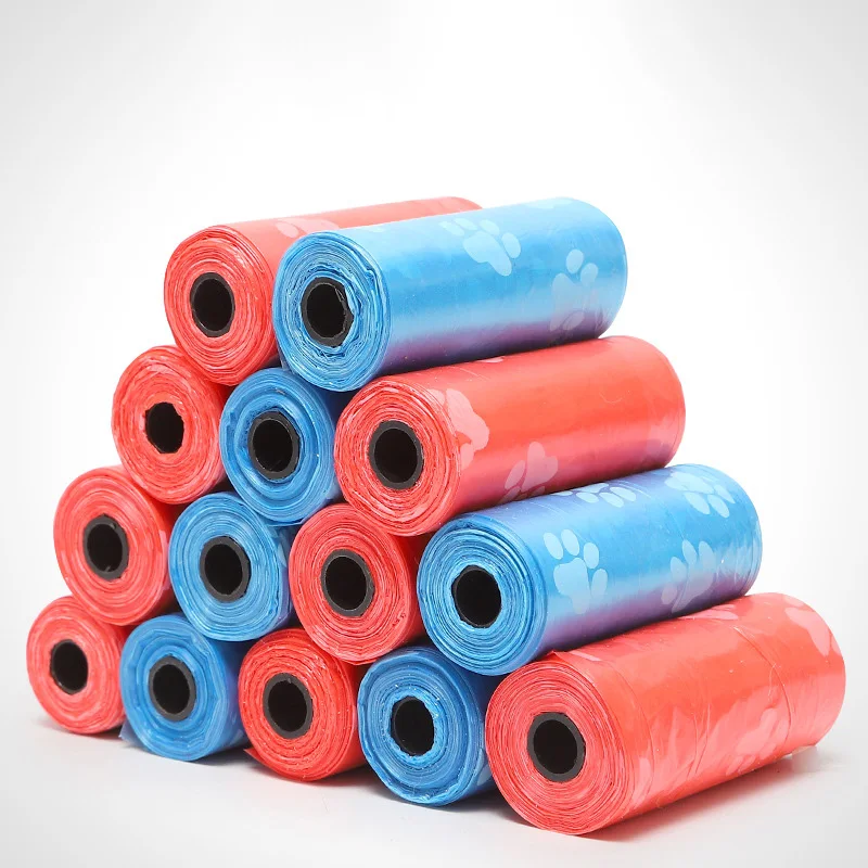 Bolsas para excrementos de perro, accesorios para Mascotas, resistentes, PE, 20/50 rollos - imagen 5