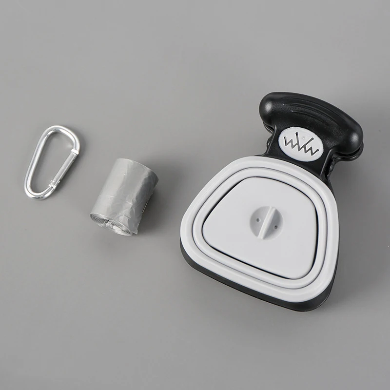 Recogedor de inodoro para mascotas, bolsa plegable para residuos de perros, recogedor de basura con asa plegable, recogedor de excrementos para cachorros, Herramientas de limpieza convenientes - imagen 5