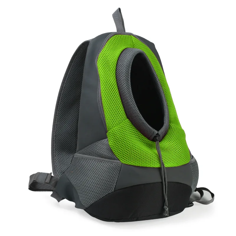 Mochila portátil de viaje para mascotas, bolsa de pecho de malla transpirable para perros y gatos, suministros para mascotas al aire libre, S, L - imagen 3