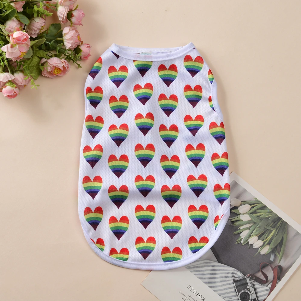 Ropa de verano para perros pequeños y medianos, camiseta fresca y transpirable, chaleco para cachorros, camisa para gatos, disfraz para Chihuahua y Yorkies - imagen 4