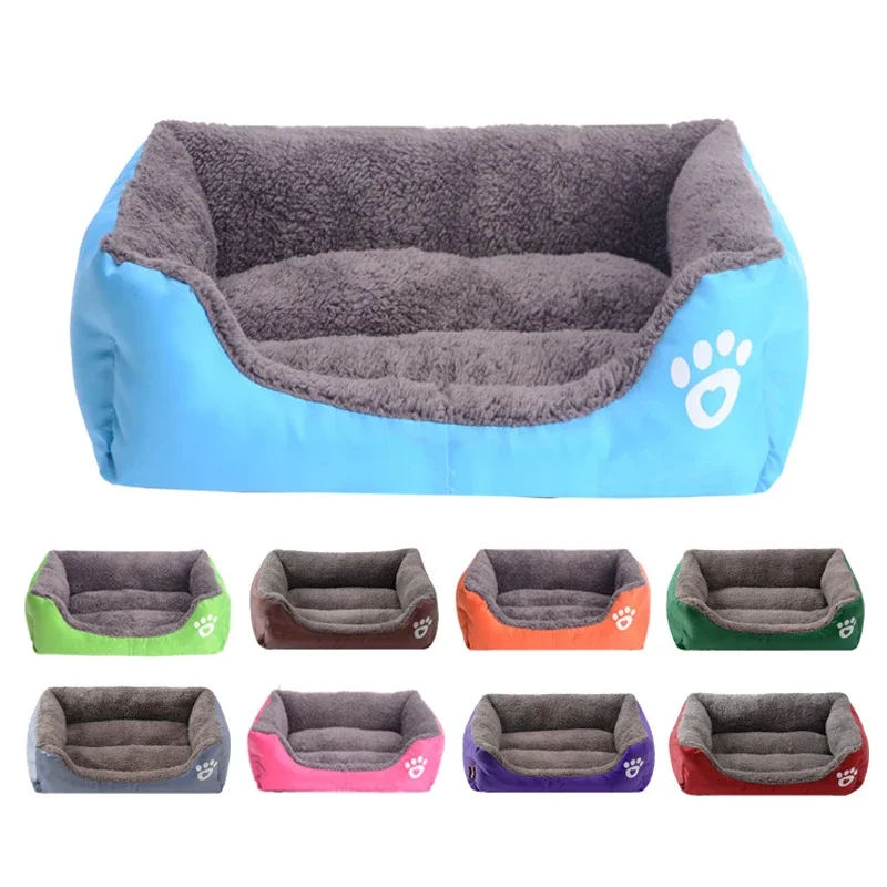 LAPLADOG-cojín de cama para perros pequeños y medianos, perrera de lujo para perros, cama para cachorros y gatos, 9 colores disponibles, suministros para animales ZL374 - imagen 2