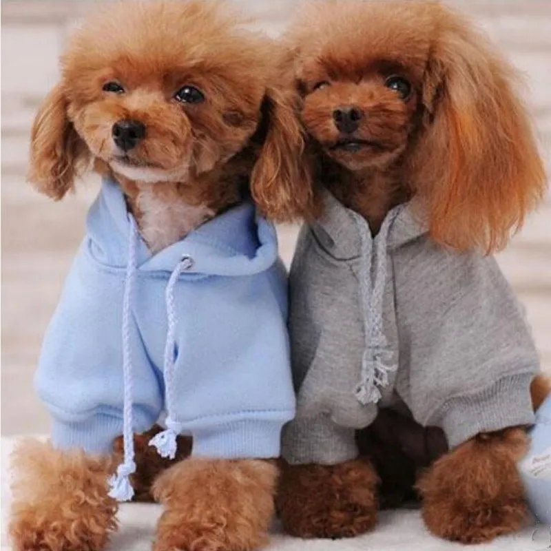 Ropa cálida de invierno con capucha para perros y gatos, suéter, abrigo polar para perros, sudaderas con capucha, chaqueta para cachorros, sudaderas para gatos, perros pequeños y grandes - imagen 3