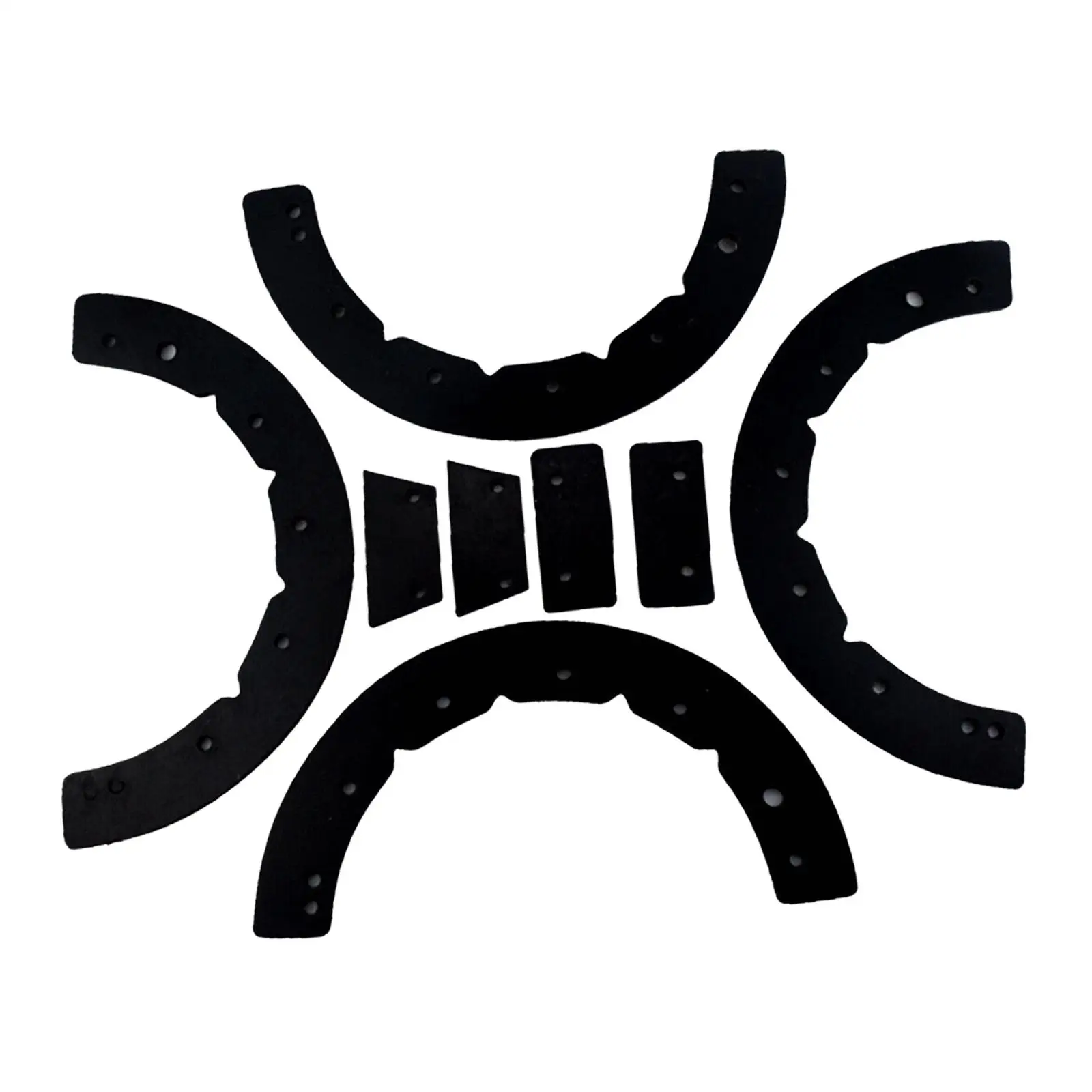 731-0782 Piezas de accesorios de paleta de goma para soplador de nieve, color negro, fácil de instalar, reemplazo profesional para 731-0781 753-0613 - imagen 4