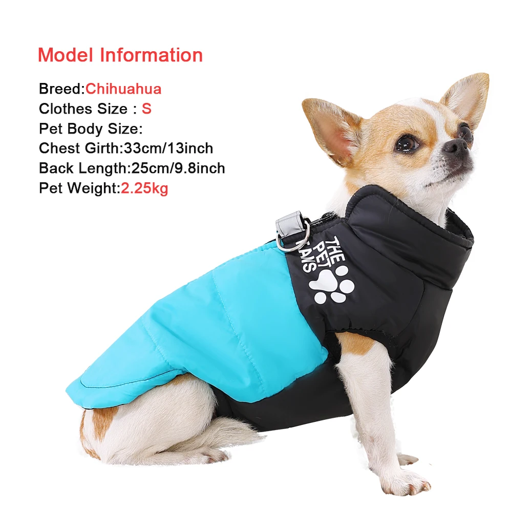 Chaqueta para perro, ropa de otoño e invierno para perros pequeños y medianos, impermeable, cálida, chaleco para Chihuahua, Bulldog Francés, abrigo, disfraz para cachorro - imagen 4