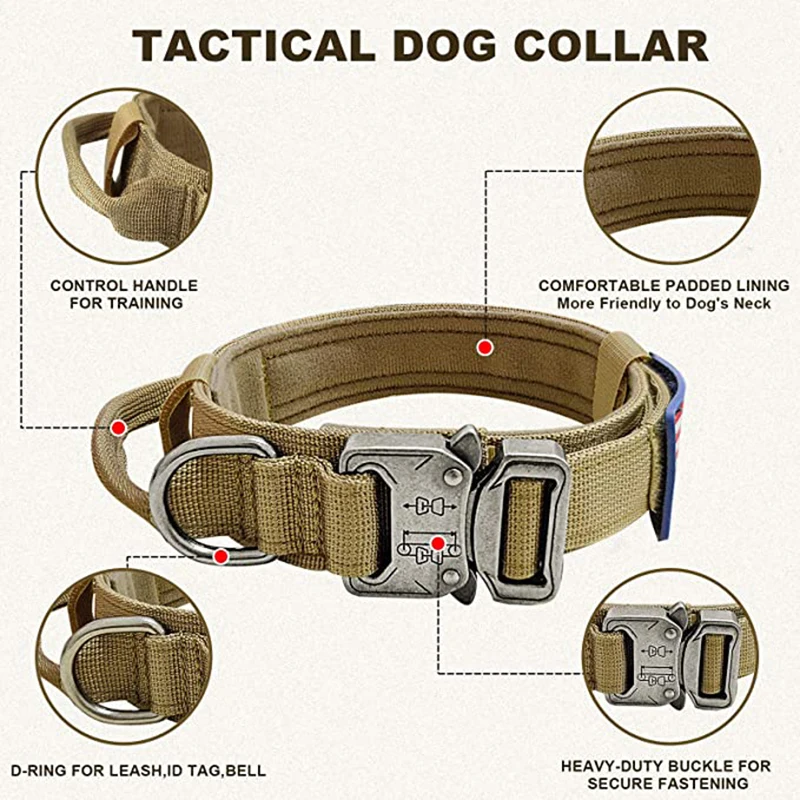 Collar Táctico Militar para Perros - imagen 2