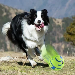 Pelota sonora para perros, juguete interactivo que estimula la mente