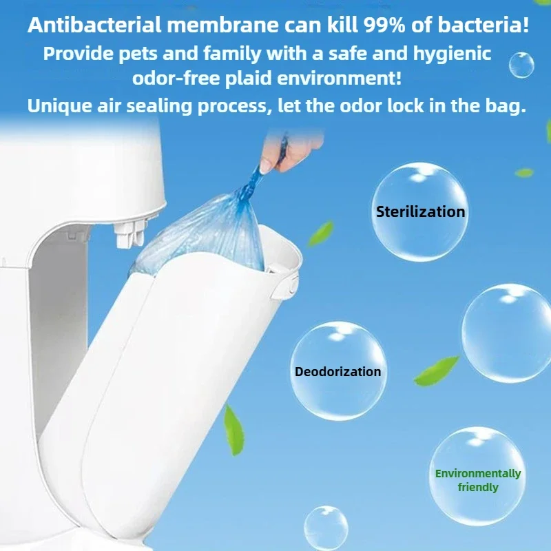 2/6 Uds. Recambios de arena para gatos, bolsa, revestimientos, cartucho de genio, bolsas de basura universales, recarga de eliminación, bolsa de frutos secos para gatos, limpieza - imagen 5