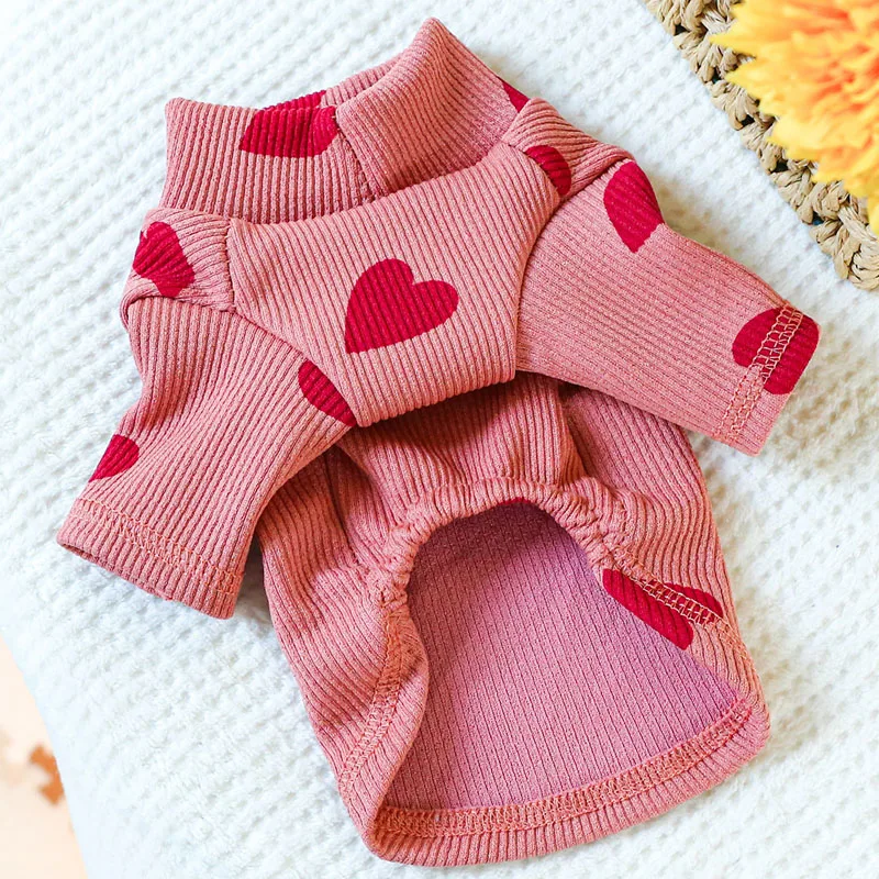 Ropa para perros y gatos, jersey de cuello alto, camiseta de manga larga, sudaderas con capucha para perros pequeños, Chiwawa Yorks, camiseta con capucha para cachorros XS - imagen 5