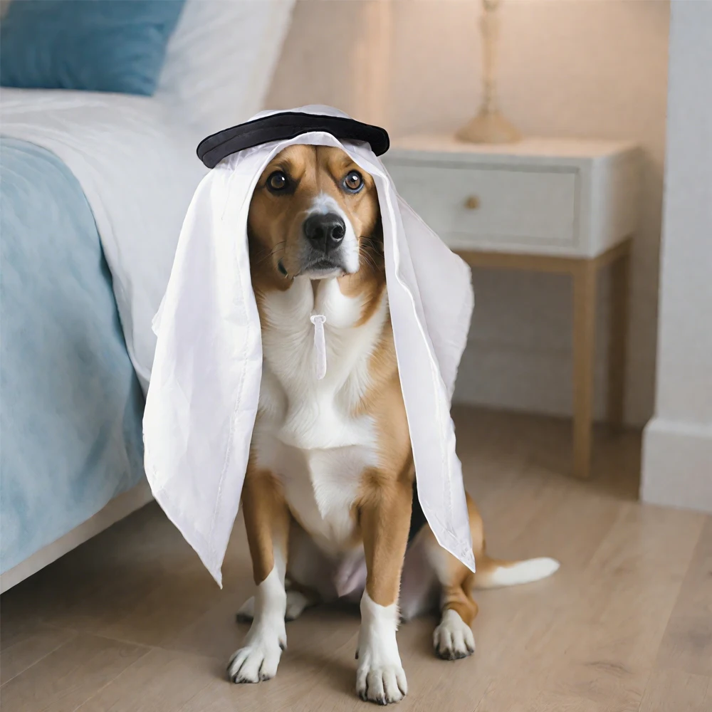 Gorro para mascotas, pañuelo para la cabeza, decoración de fiesta, disfraz divertido para fiesta, juego de rol, foto, bonito sombrero, accesorios para mascotas para gatos pequeños y perros