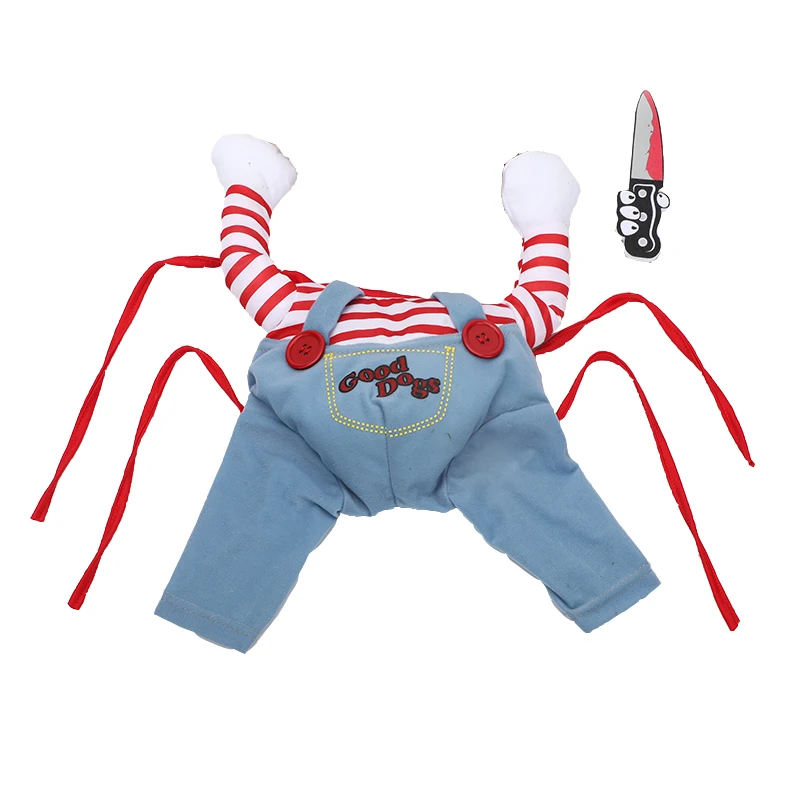 Ropa de Halloween para perros pequeños y medianos, disfraz divertido para fiesta, disfraz de cachorro, novedad, Chihuahua, Yorkshire, Pug, ropa para mascotas - imagen 3