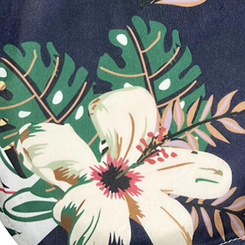 Camisa de perro estilo hawaiano sin mangas, camisa fina de playa de verano, ropa para mascotas lavable a máquina con estampado de árbol de coco y flores tropicales - imagen 5