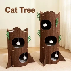 Árbol rascador Catnap de fieltro para gatos – Multi-nivel interiors