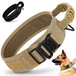 Collar táctico resistente para perros medianos y pastor alemán
