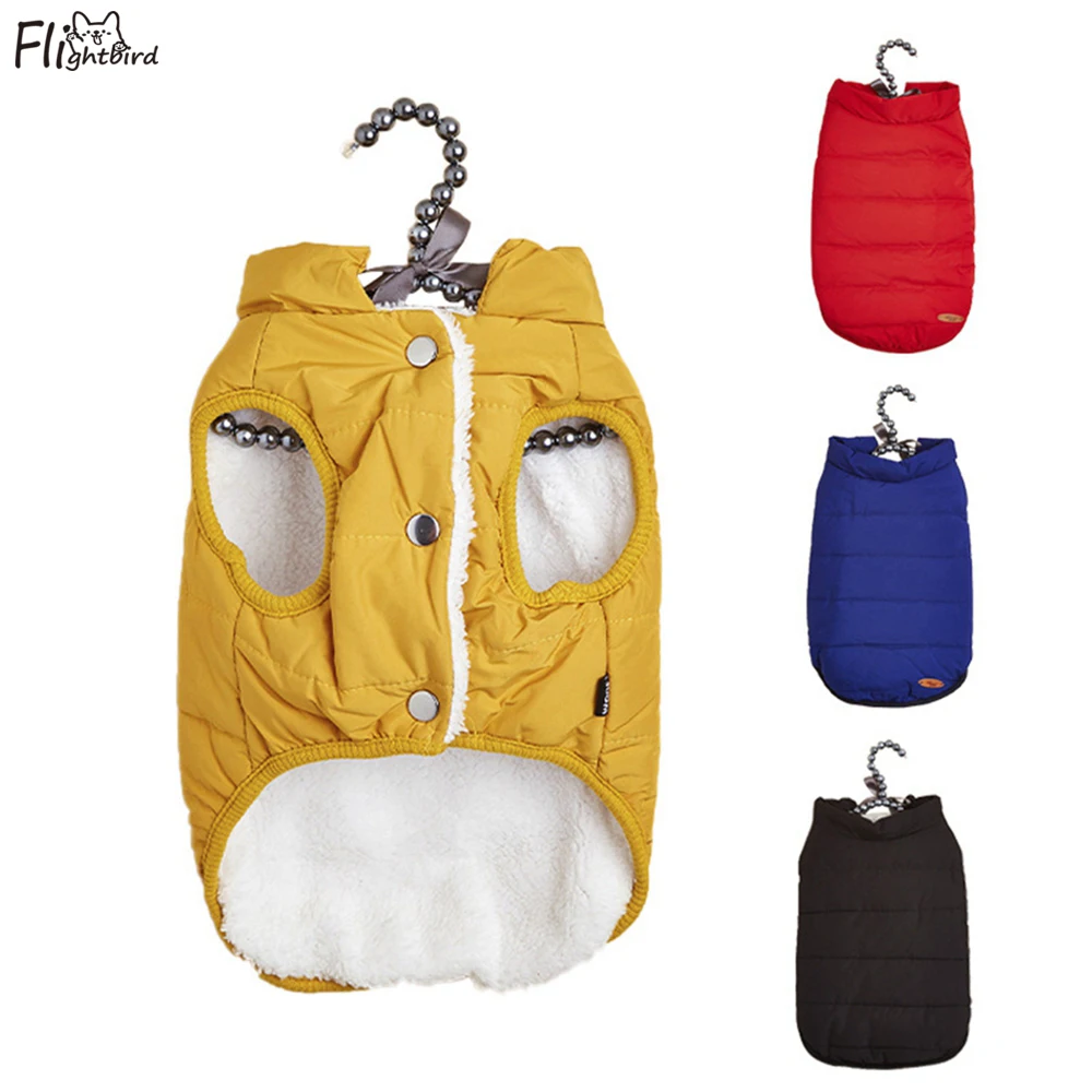 Ropa cálida de invierno para perros pequeños, chaleco grueso impermeable para cachorros, chaqueta para Chihuahua, disfraz para perros Pug, S-XL