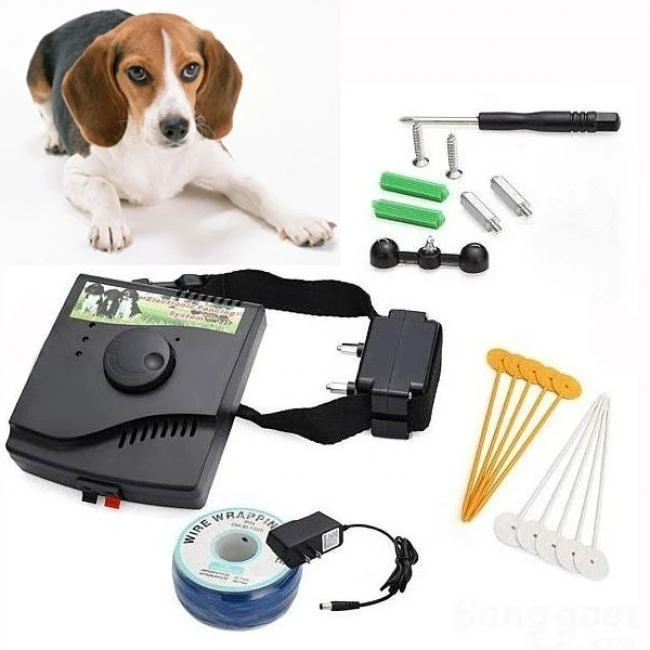 Collar de valla inteligente para mascotas, valla electrónica, entrenador inalámbrico para mascotas, tapón para ladridos, suministros para perros, cubierta para el cuello, productos de entrenamiento para perros - imagen 3
