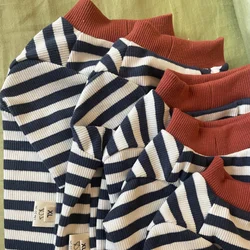 Jersey azul de rayas para gatos – Transpirable y cómodos para verano